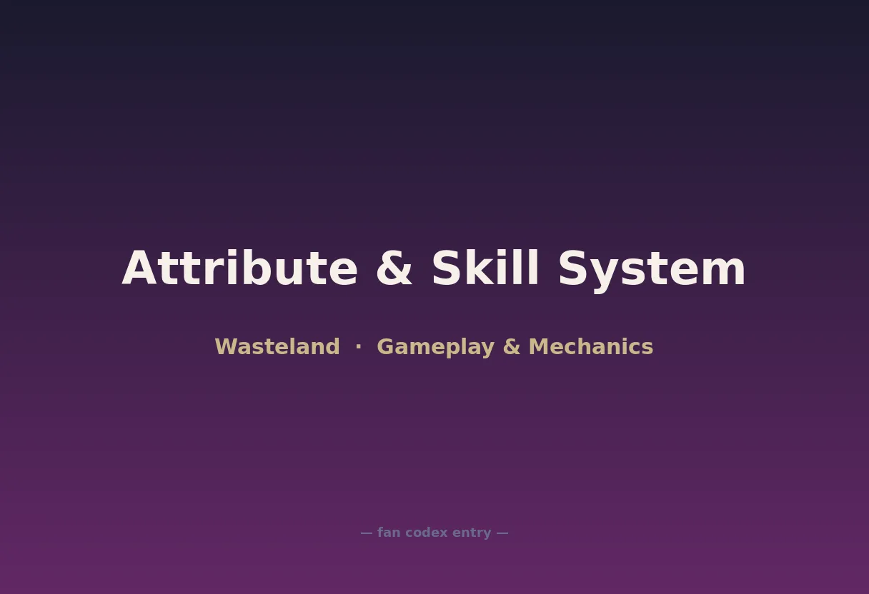 Attribute & Skill System