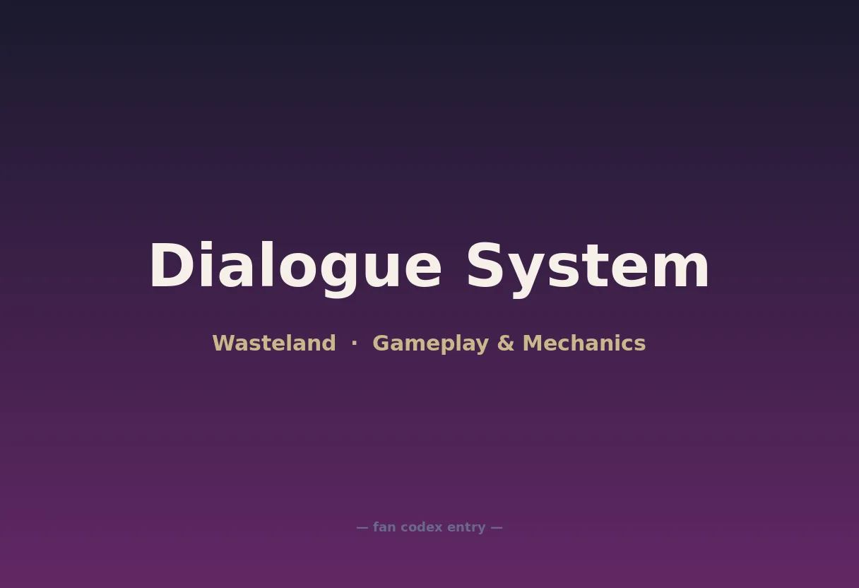 Dialogue System