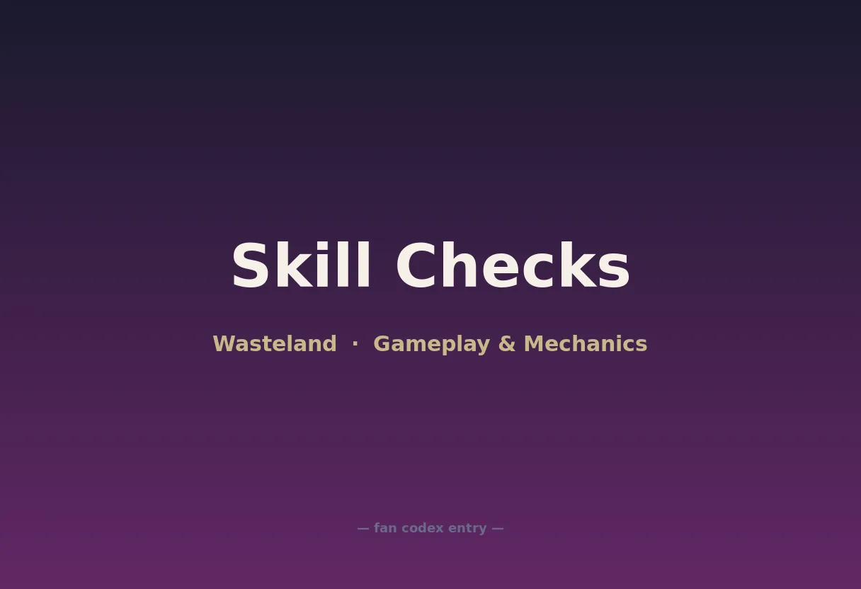 Skill Checks