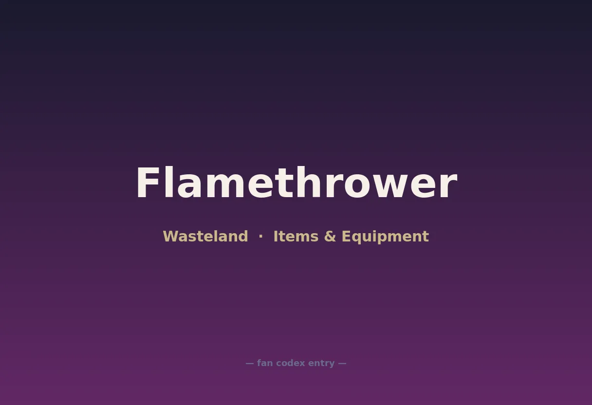 Flamethrower