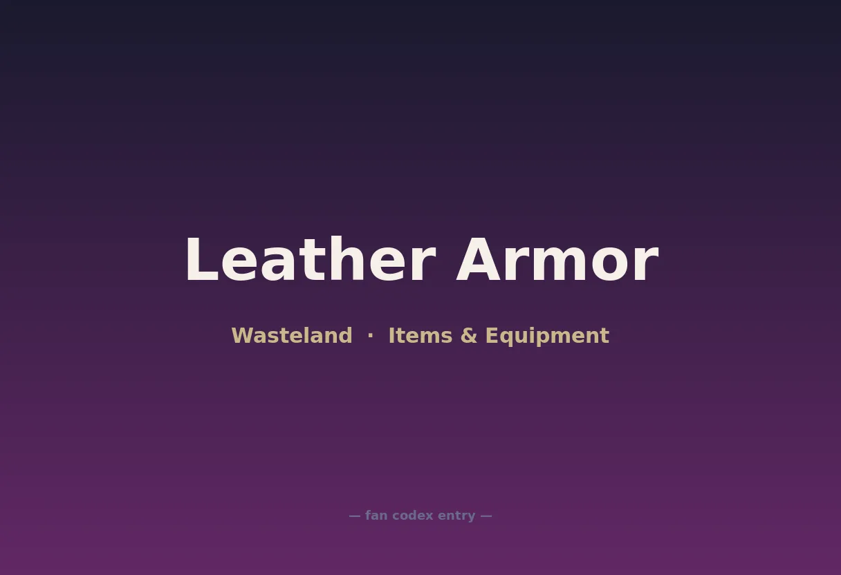 Leather Armor