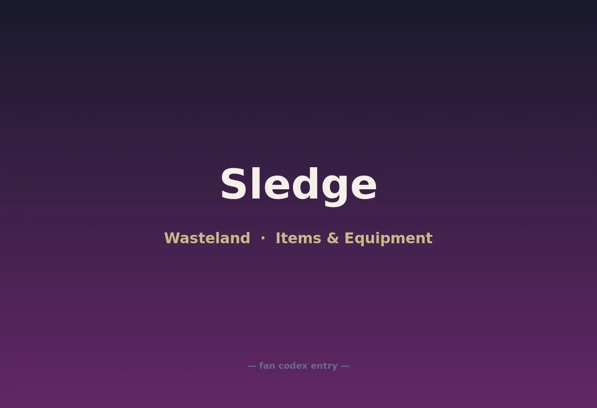 Sledge