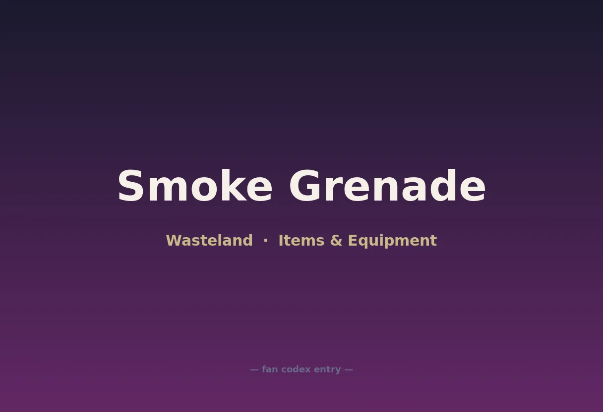 Smoke Grenade