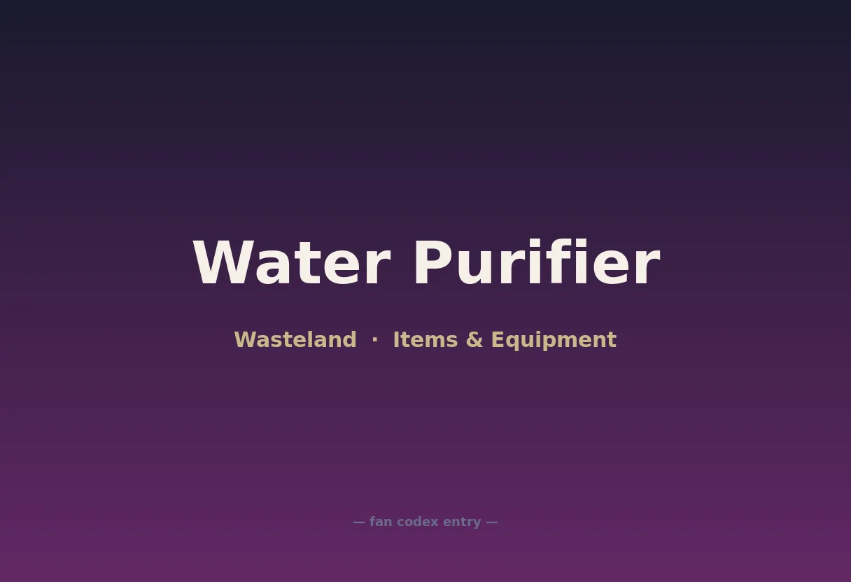 Water Purifier
